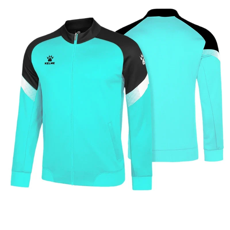 Sports Coat China League One Player's Edition Men's Football Training Knitted Jacket Playoff Coat Running Top