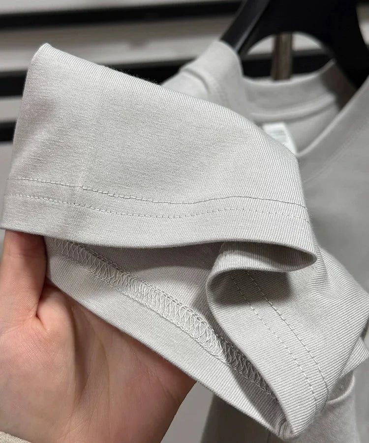 100% cotton high-end brand T-shirt short sleeve summer fashion classic pony embroidery round neck top luxury new Paul men's wear