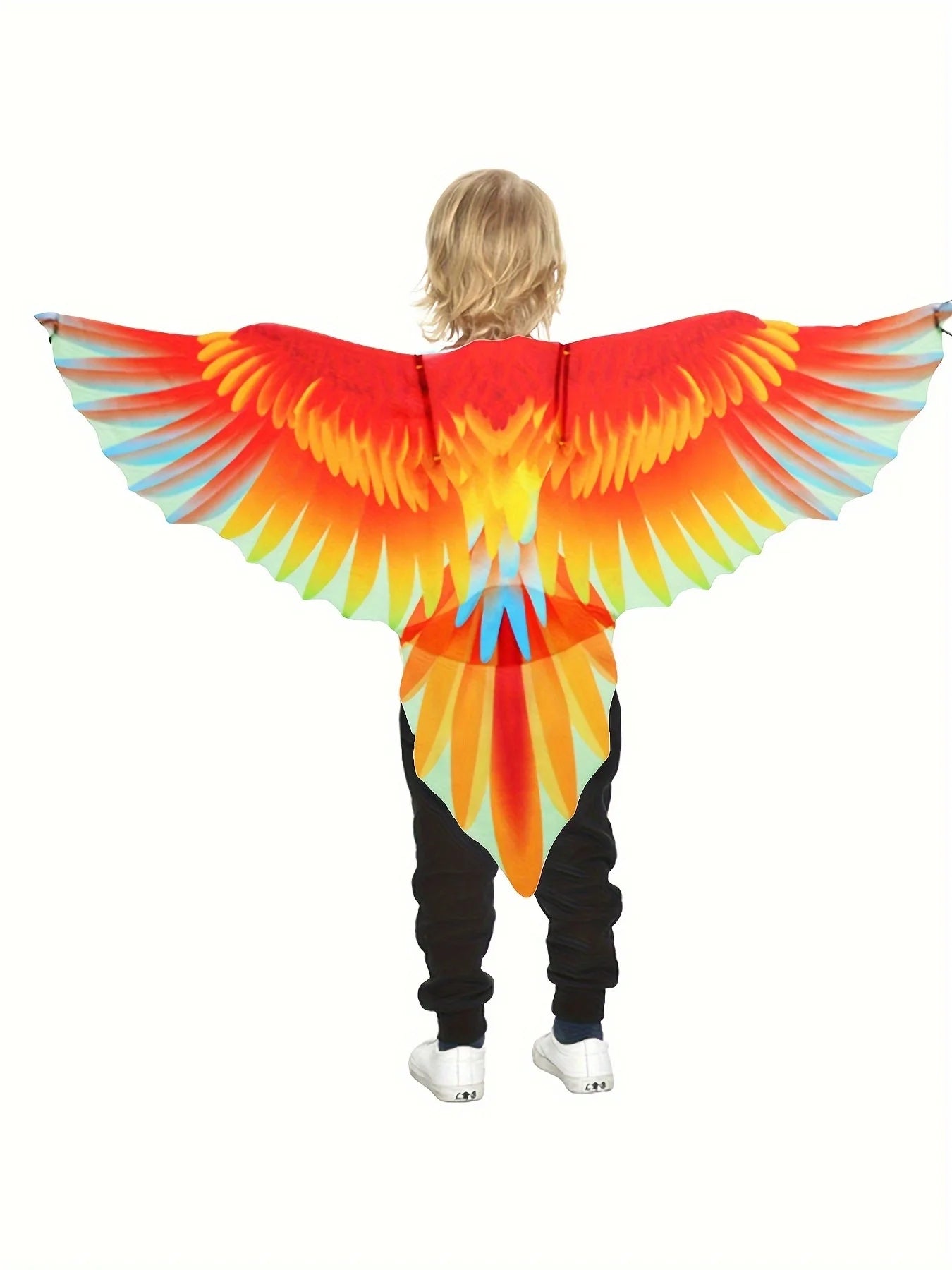 Bird Costume cape and Mask Parrot Wings Cape Dress up Shawl Cloak for  Day Festival Masquerade Party Boys Girls