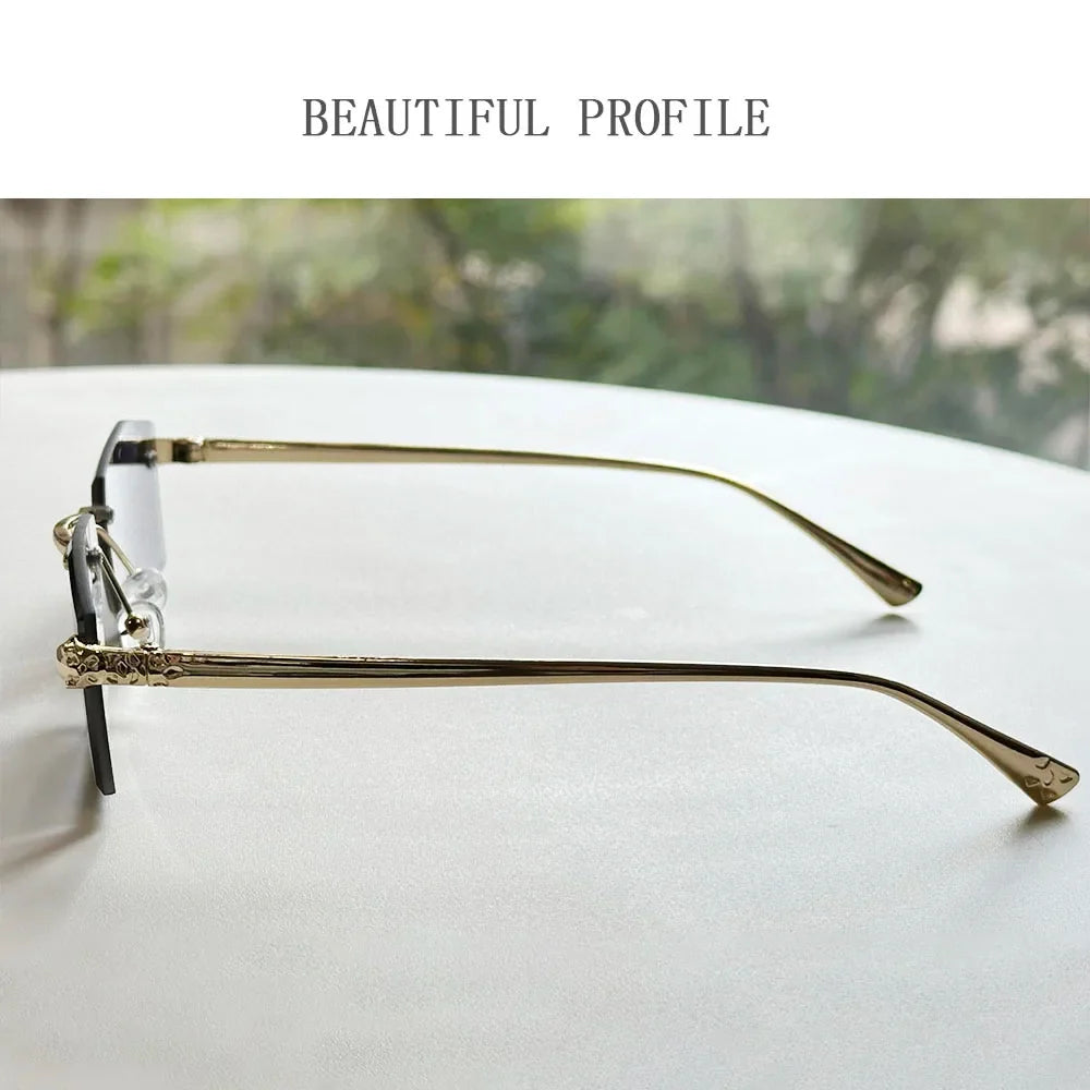 2026 Rimless Sunglasses Women Vintage Luxury Fashion Glasses Shades Dropshipping Luxe Lentes De Sol Mujer Lunette Soleil Femme