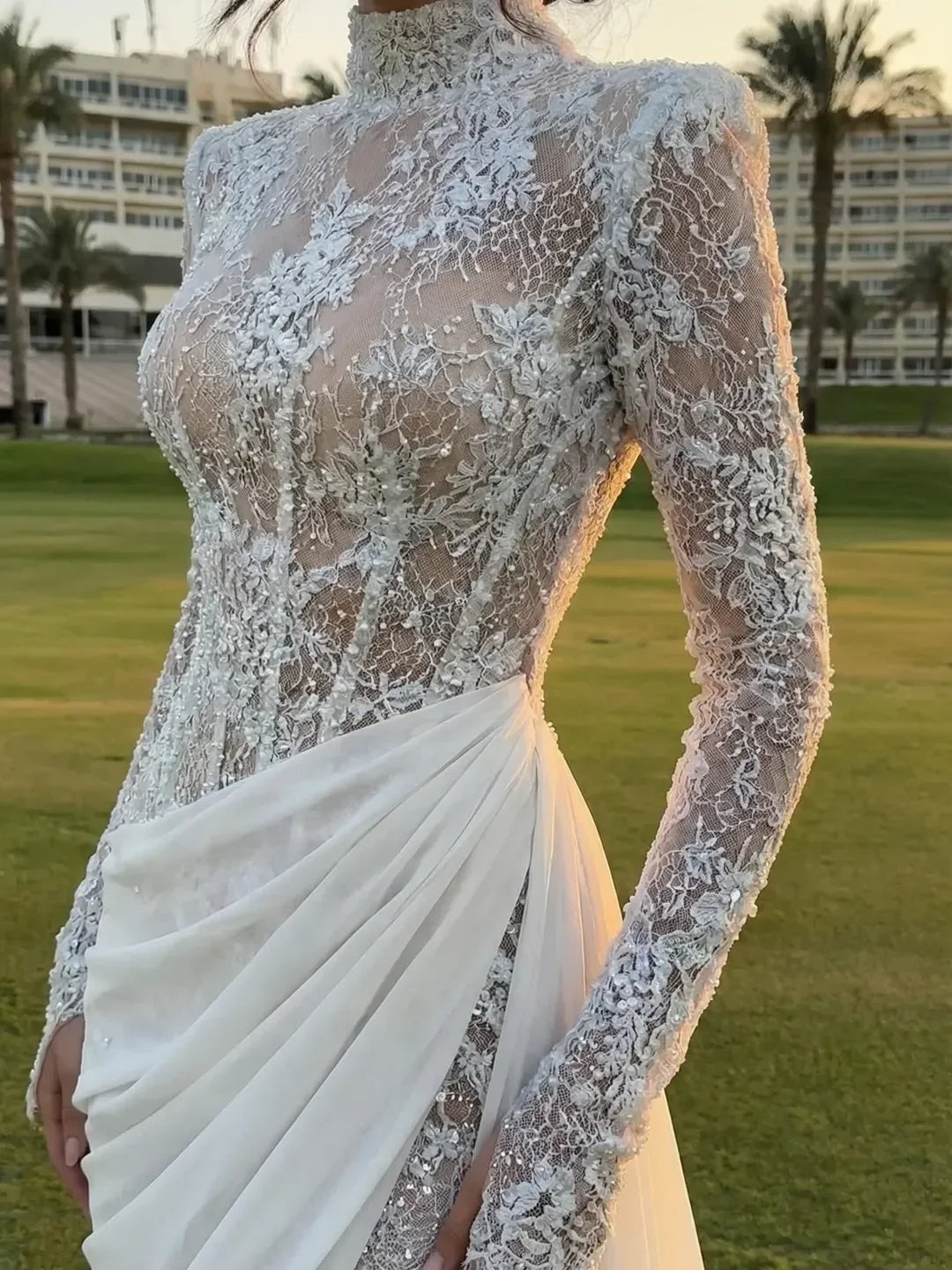 Elegant Party Dresses Formal Occasion Prom Gowns Halter Floor-Length Shiny Customized فساتين طويلة بأكما
