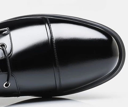 Round Toe Lace Up Business Social Shoe for Men Casual High Quality Fashion 2025 Style New Spring Autumn Dress Loafers Shoes Man
