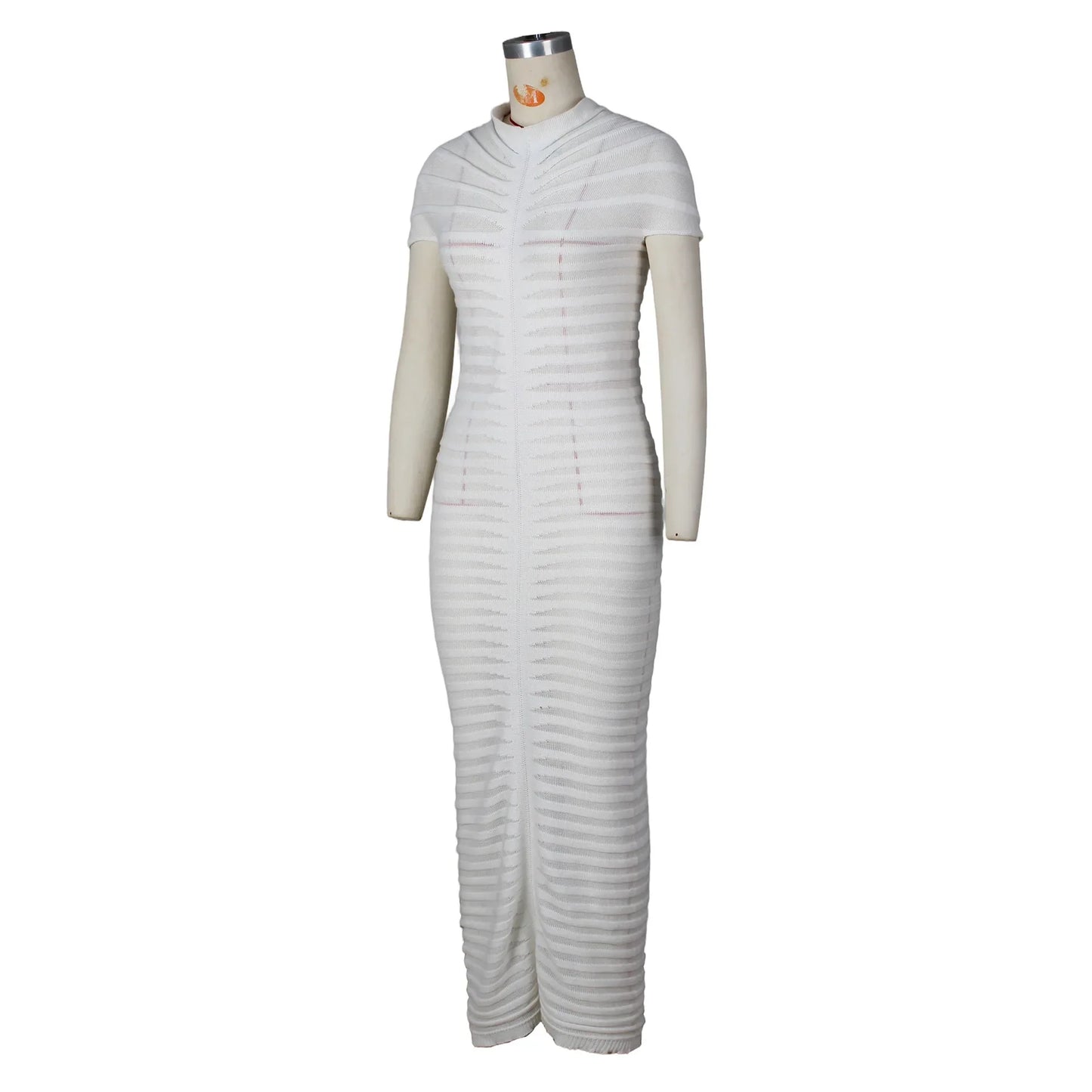 Sexy Bodycon Long Dress Women 2025 Summer Slim Fashion Short Sleeve Bandage Maxi Party Dresses Woman Skirt Elegant Vestidos