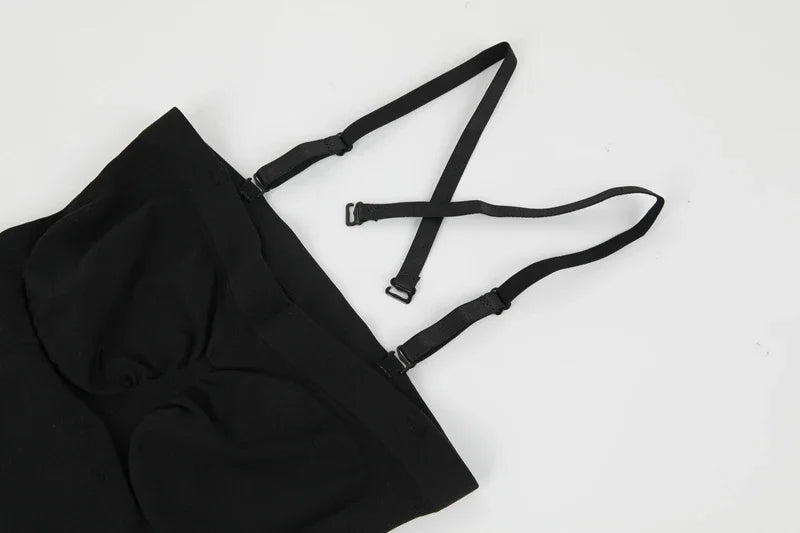 New Strapless Bodysuit Off Shoulder Tube Top Women Shorts Shapewear Tummy Control Body Shaper Sexy Fajas Skinny Underwear