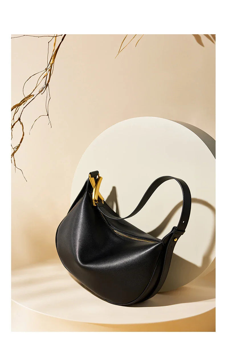 100% Genuine Leather Women's Tote Bag Luxury Brand Designer Women Shoulder Crossbody Bag High Quality Cowhide Female Handbags