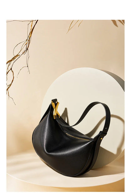 100% Genuine Leather Women's Tote Bag Luxury Brand Designer Women Shoulder Crossbody Bag High Quality Cowhide Female Handbags