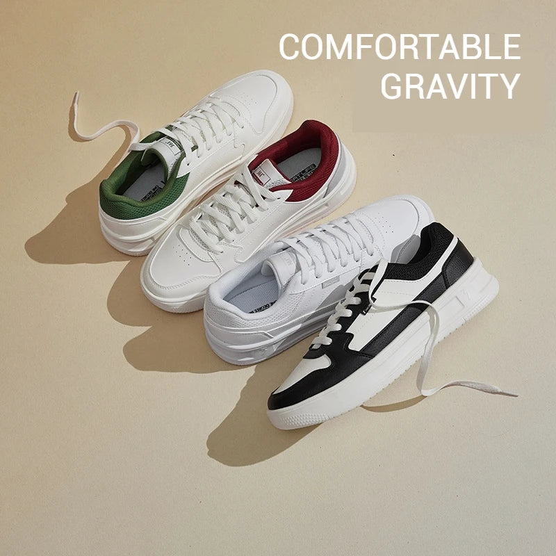Men's Board Shoes Leather Splash Proof Classic Leisure Versatile Thick-soled Non-slip Airy Male Sneakers 672536622