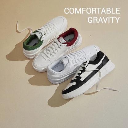 Men's Board Shoes Leather Splash Proof Classic Leisure Versatile Thick-soled Non-slip Airy Male Sneakers 672536622