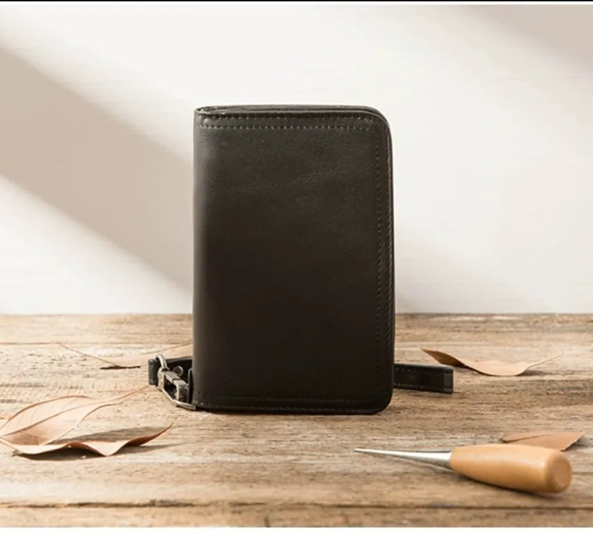 Fashion Genuine Leather Men Wallet Clutch Purse Male Bifold Money Clips with Hasp large capacity Card Wallet Short W/ Zip Pocket