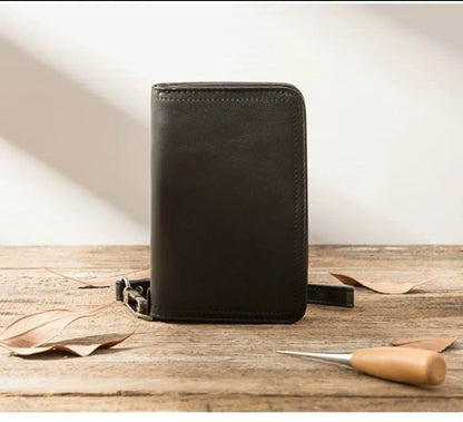 Fashion Genuine Leather Men Wallet Clutch Purse Male Bifold Money Clips with Hasp large capacity Card Wallet Short W/ Zip Pocket