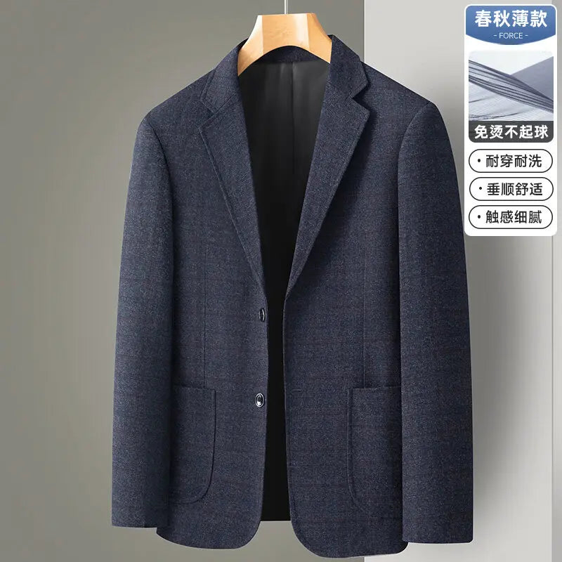 2025 New Business Dinner Gentleman Slim Gentleman Group Dress Fashion Men British Style Dress Best Man Plaid Plaid Plaid Blazer