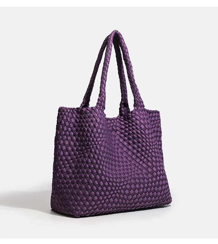 Women's bag Premium Handwoven Nylon Shoulder Bag with Luxurious Finish Women Shoulder Bags