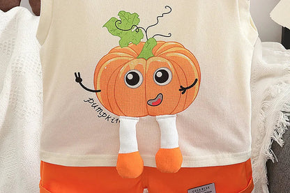 Summer Girls Clothes Suit Children Boys Vest Shorts 2Pcs/Sets Kids Infant Baby Boys Clothing Sports Costume Toddler Tracksuits