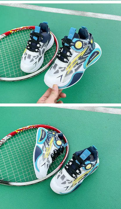 Kids Sneakers Breathable Mesh Sports Shoes for Children Boys Lightweight Basketball Shoes 2025 New Casual Sneakers Boys Trainers