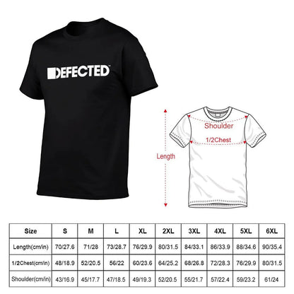 DEFECTED RECORDS T SHIRT Rave T Electronic Music Festival Ibiza Party House T-Shirt graphics Men's t-shirt