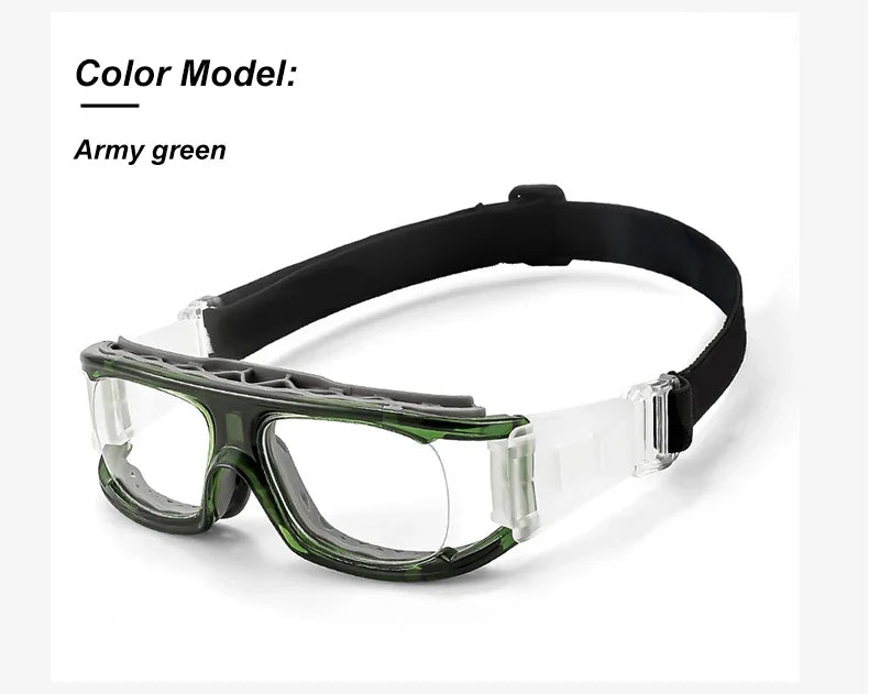 Basketball Eyewear Goggles Customizable Myopia Anti-blue Light Sports Glasses Frames Adjustable Soccer Goggles Frame 1577