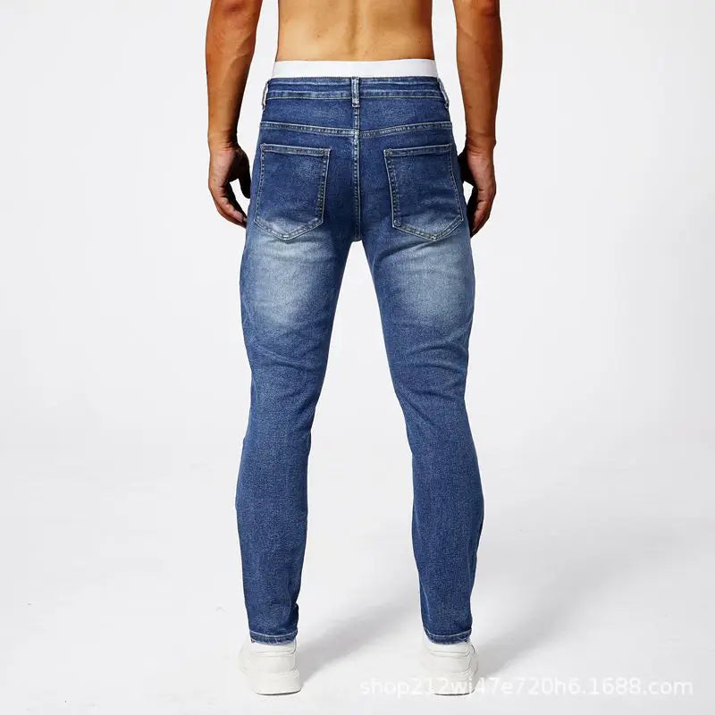 2025 New Motopants leisure motorcycle jeans riding trousers off-road motocross riding pants zipper design Multiple pockets