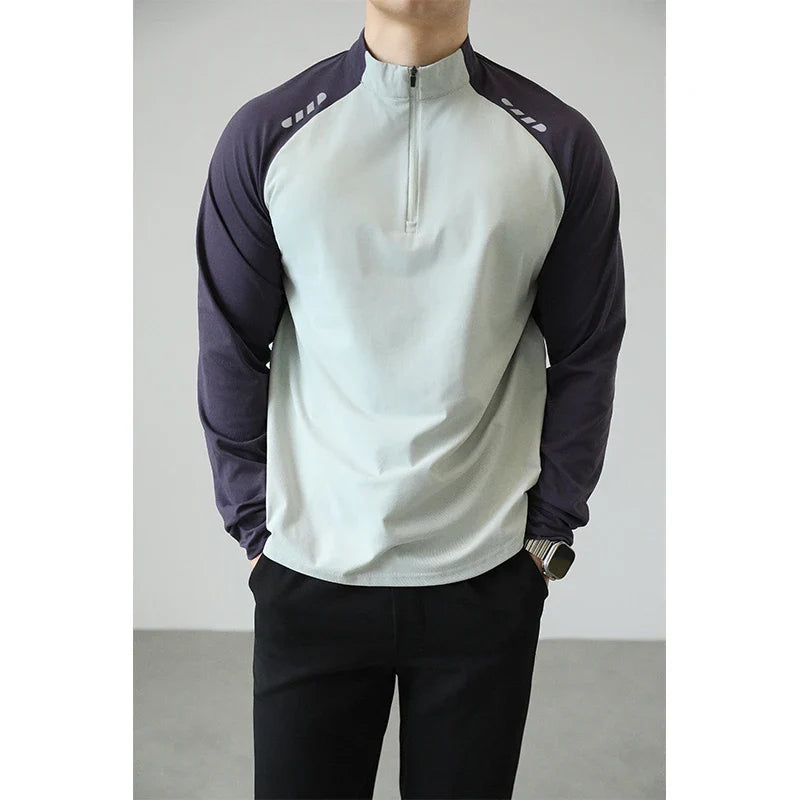 Men's Quick-drying Fitness Sportswear  Quick - Dry Outdoor Cycling & Fitness Long - Sleeve T - Shirt