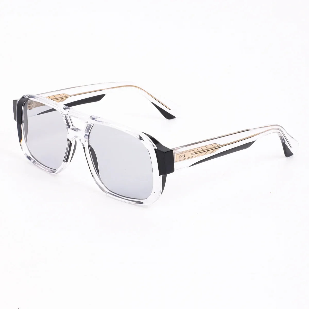 2026 New Fashion Thick Large Frame Man Sunglasses High Quality Handmade Acetate Retro UV400 Protection Goggles Women Sun Glasses