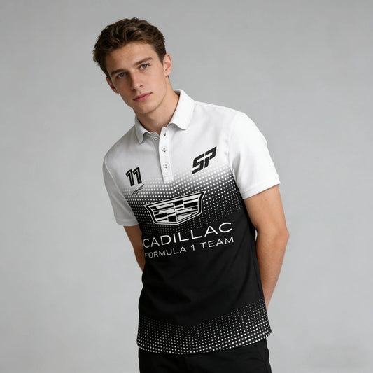 Racing Team Outdoor Extreme Sports Fast Drying Breathable Oversized POLO Shirt Men's Fashion Street Sports Short Sleeve
