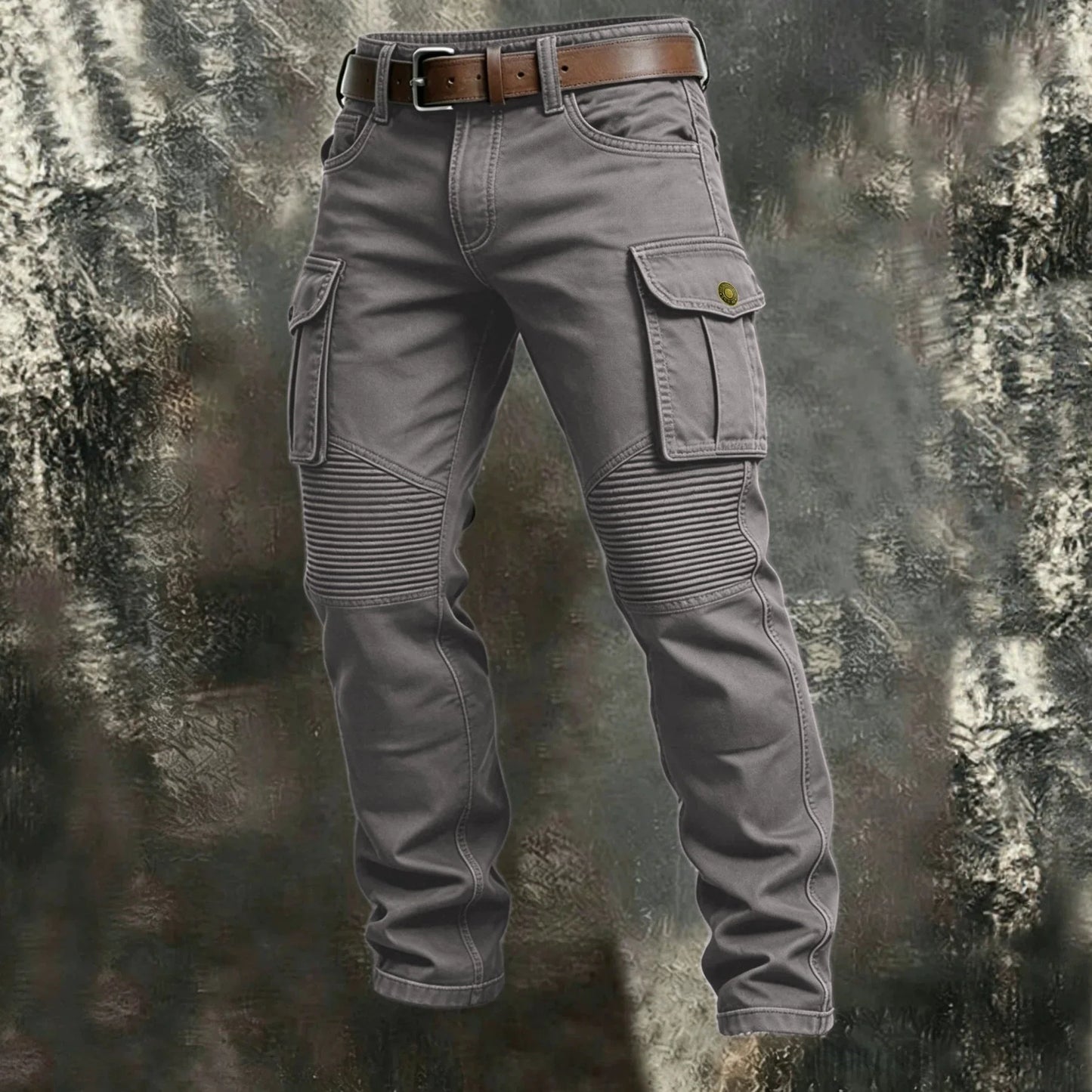 Wear Resistant Work Pant Man Multi-pocket Straight Cargo Trousers Outdoor Jogging Tactical Pants Spring Autumn Casual Trousers