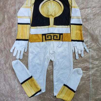 Power Morpher Superhero Samurai Sentai Shinkenger Rangers Cosplay Fantasia Halloween Carnival Costume Mask Suit For Kids Boy