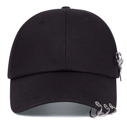 Unisex Star Iron Ring Baseball Caps Spring and Autumn Outdoor Adjustable Casual Hats Sunscreen Hat