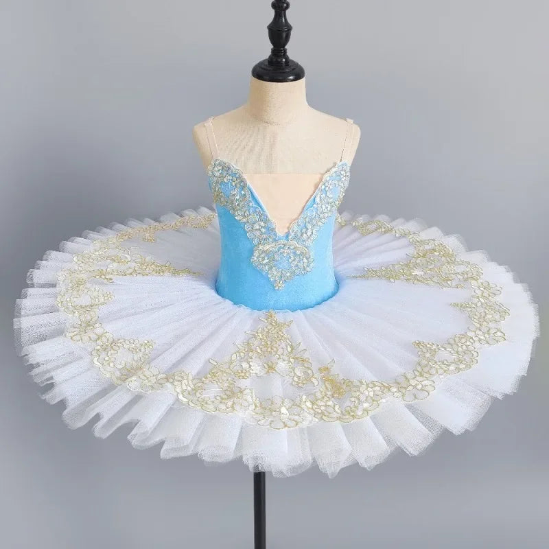 Princess Performance Fairy Tutu Kids Clothes Ballet Leotards for Girls Dress Stage Costumes Dance Wear Summer Children Clothing