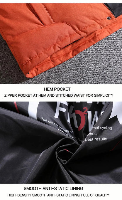 Winter White Duck Down Jacket Men Travel Hiking Thicken Warm Hooded Puffer Jackets Windproof Overcoat Down Coat Male Clothing