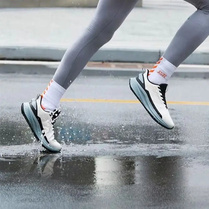 Rainblock Men Running Shoes Water Repellent Anti-Slip Grippy Cushioning Airy Male Sneakers 672532231