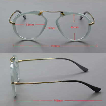 New Ultra Light TR90 Titanium Men Sunglasses Fashion Personality Women UV400 Protection Sunglasses Support Prescription Lenses