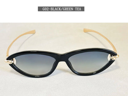 Fashion Oval Sunglasses Women 2026 Luxury Vintage New Cat Eye Sunglass Glasses Luxe Lunette Soleil Femme Lentes De Sol Mujer