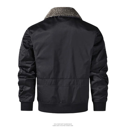 men's autumn winter thickened baseball uniform trendy coat Men's military fan jacket men MA-1 american overalls pilot jacket