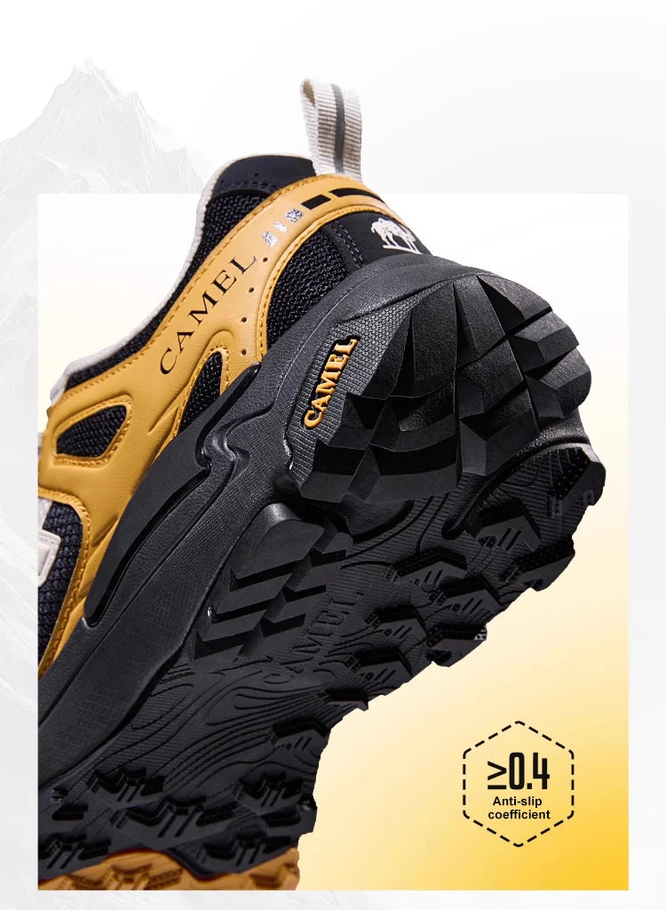 Hiking Shoes Breathable Mesh Casual Sports Shoes for Men Trekking Shoes Anti-slip and Shock Absorption 2025 New