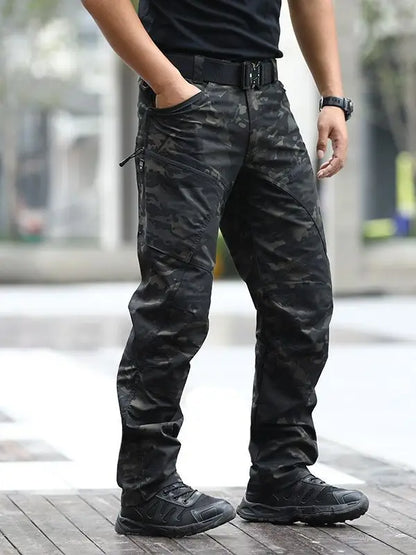Outdoor Waterproof Quick Dry Stalker Slim Tactical Pants Spring Autumn Training Climbing Breathable Long Cargo Trousers Overalls