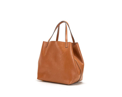 Genuine Leather Classic Style Women's Handbag Minimalist and Versatile Exquisite Craftsmanship Solid Color Elegance