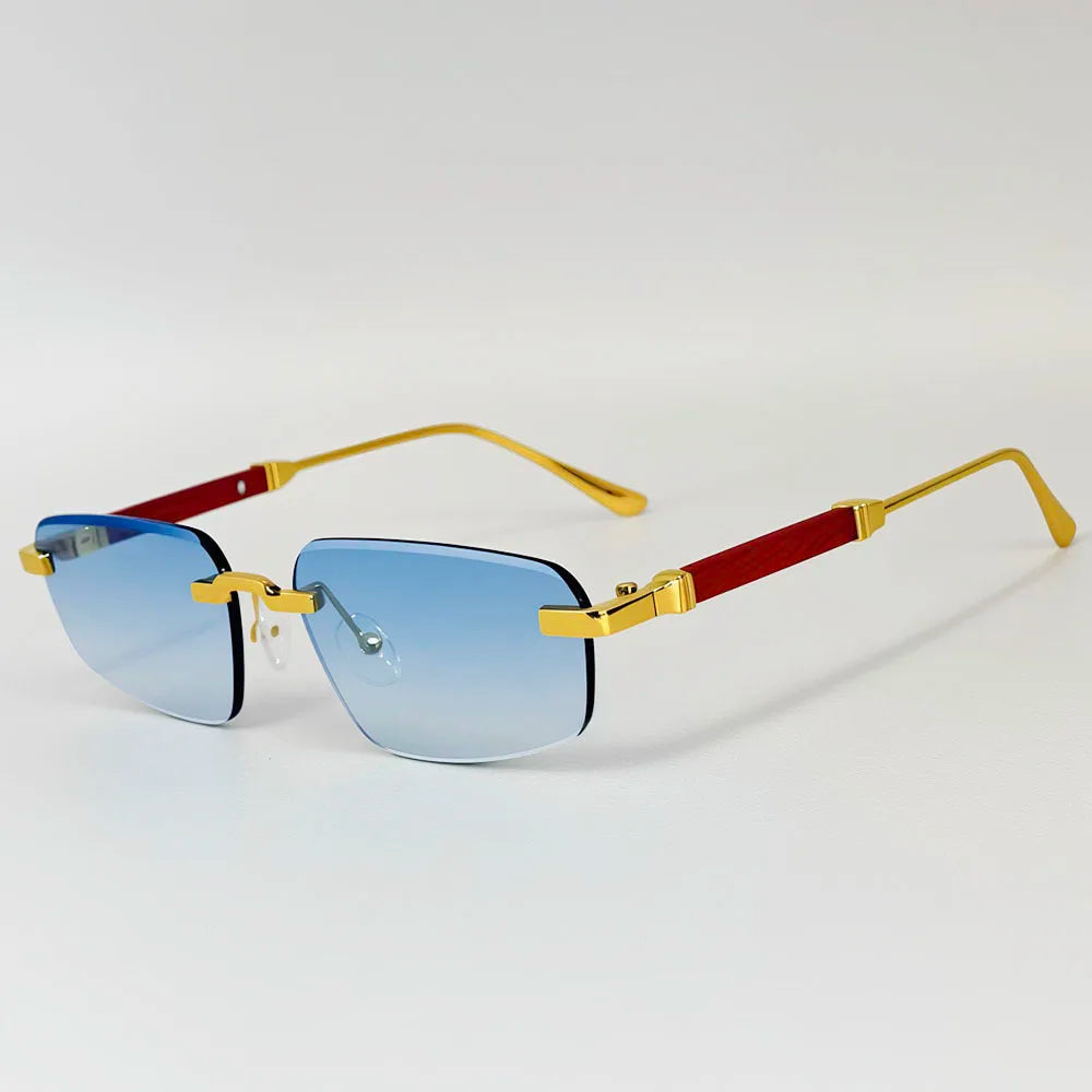 Rimless Sunglasses Women 2026 UV400 Protection Fashion Glasses Vintage Sunscreen Shades Lentes De Sol Mujer Lunette Soleil Femme