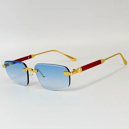 Rimless Sunglasses Women 2026 UV400 Protection Fashion Glasses Vintage Sunscreen Shades Lentes De Sol Mujer Lunette Soleil Femme