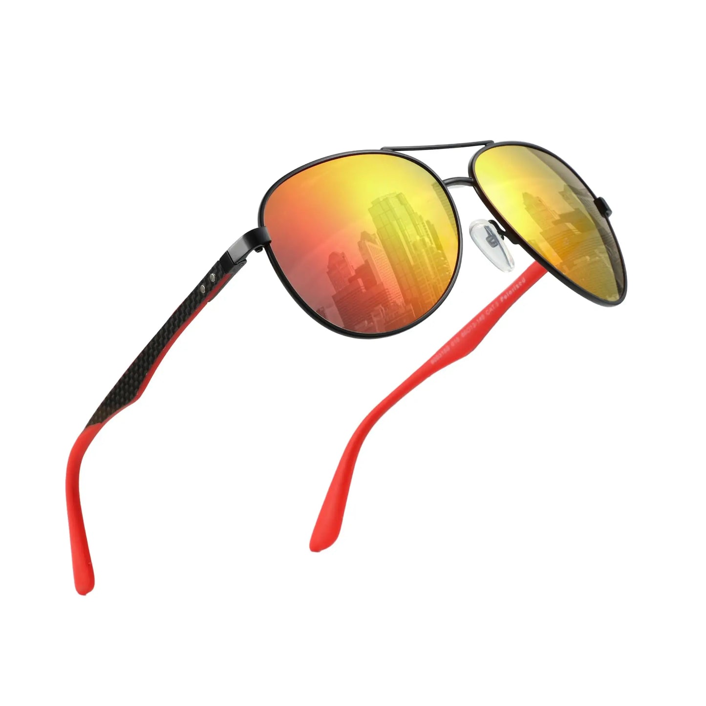 Hot Sale Carbon Fiber Polarized Sunglasses Pilot Shade for Men Uv Protection Fishing Driving Golf