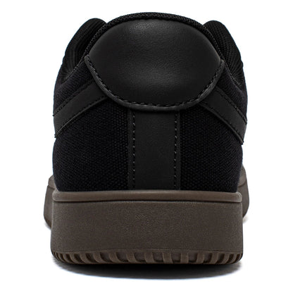 Wide Toe Sneakers Unisex Walking Shoes Lace Up fabric Non Slip Casual Sneaker