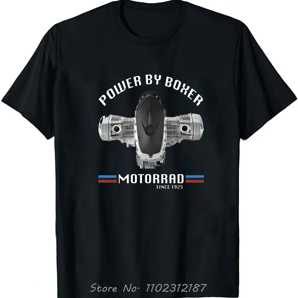 Men Boxer Engine R1200gs 1200 Gs R Adventure R1200rt Rt R R1200r T-shirt Casual Cotton T Shirt Fitness Tops O-neck Tees
