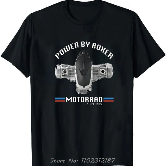 Men Boxer Engine R1200gs 1200 Gs R Adventure R1200rt Rt R R1200r T-shirt Casual Cotton T Shirt Fitness Tops O-neck Tees