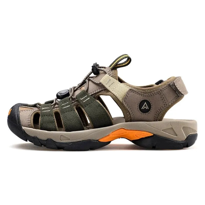 Summer Outdoor Sandals for Men Breathable Hiking Shoes Water Beach Mens Sandals Camping Climbing Aqua Sneaker