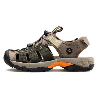 Summer Outdoor Sandals for Men Breathable Hiking Shoes Water Beach Mens Sandals Camping Climbing Aqua Sneaker HT-710445A