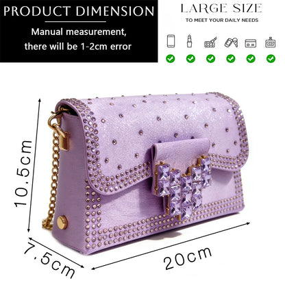 Taro Purple Color Shoes and Bag Elegant Handbags and Medium Heel Shoes Beautiful Handmade Flowers For Wedding Party