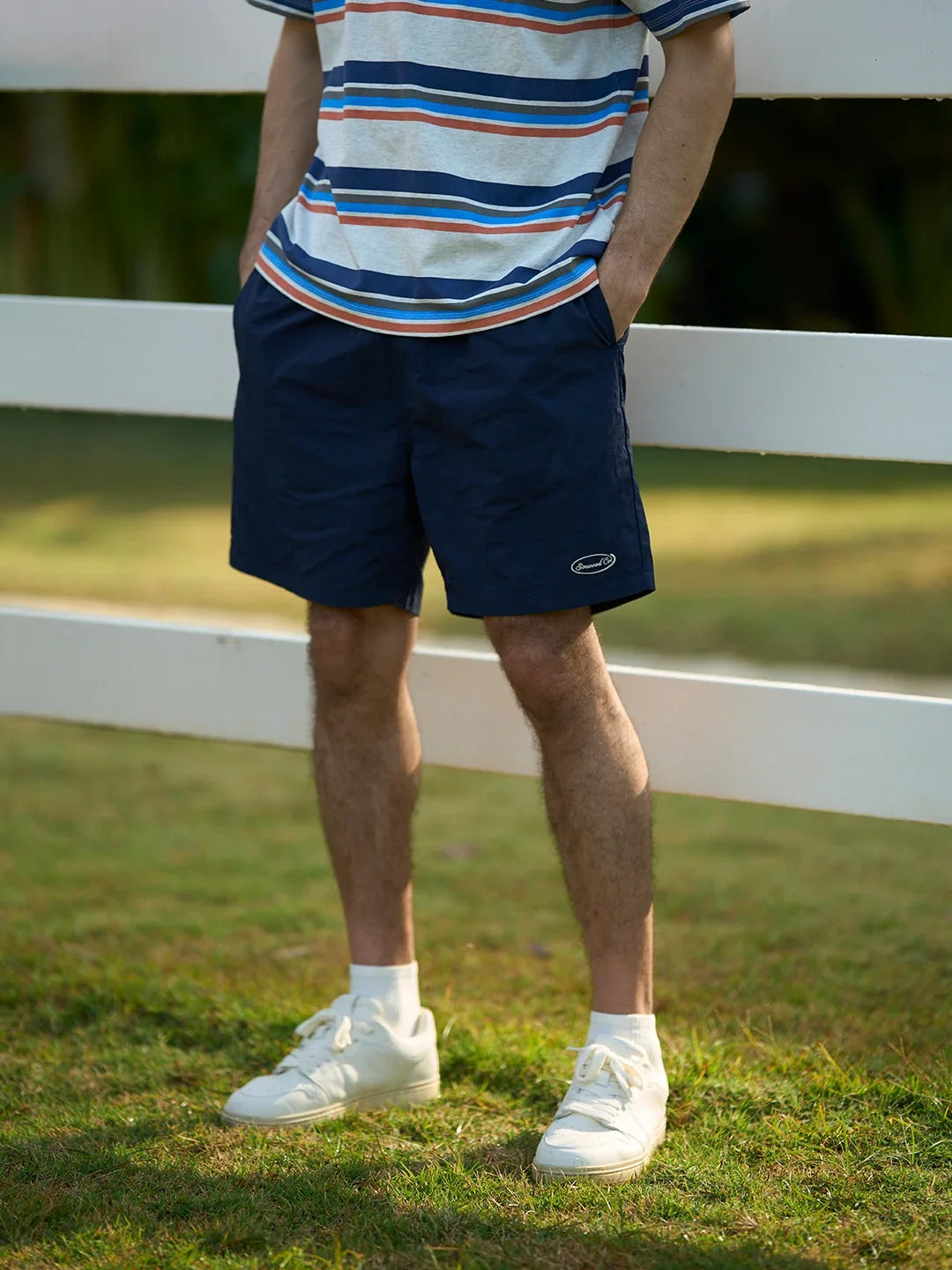 Quick Dry Nylon Shorts Loose Fit 130gsm Lightweight Summer Men's Essential Daily Wear Breathable Beach Shorts For Men