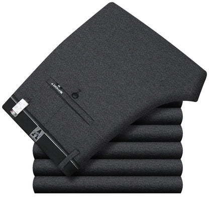 Mens Suit Pants Summer Thin Men Dress Pants Straight Business Office Mens Formal Pants Big Size Classic Trousers Male