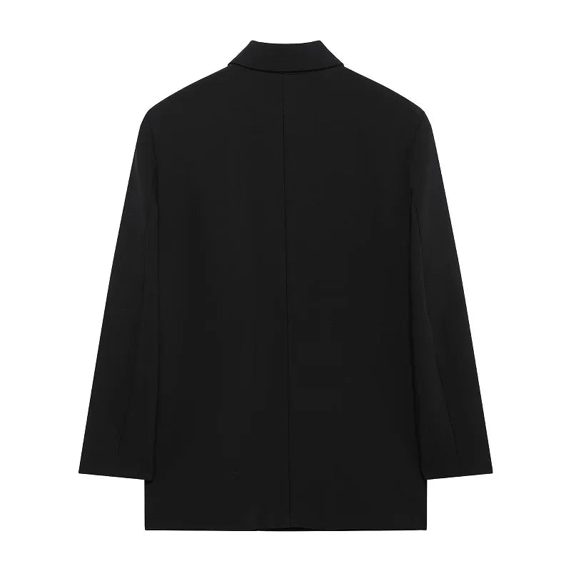 Women's Tailoring Blazers Straight Office Blazer for Women New in Outerwears Casual Blazer Woman Long Sleeve Lady Jackets
