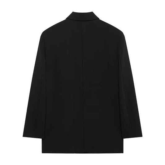Women's Tailoring Blazers Straight Office Blazer for Women New in Outerwears Casual Blazer Woman Long Sleeve Lady Jackets