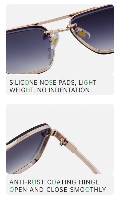 Retro Square Sunglasses For Men Sunscreen Vintage Sunglasses Women Trendy And Fashionable Fashion Glasses Gafas De Sol Hombre